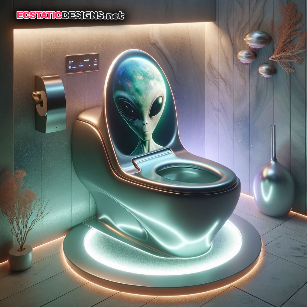 alien toilet freaky
