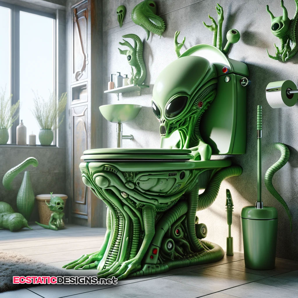 These Alien Inspired Toilets are Out of This World and Kind-of Freaky ...