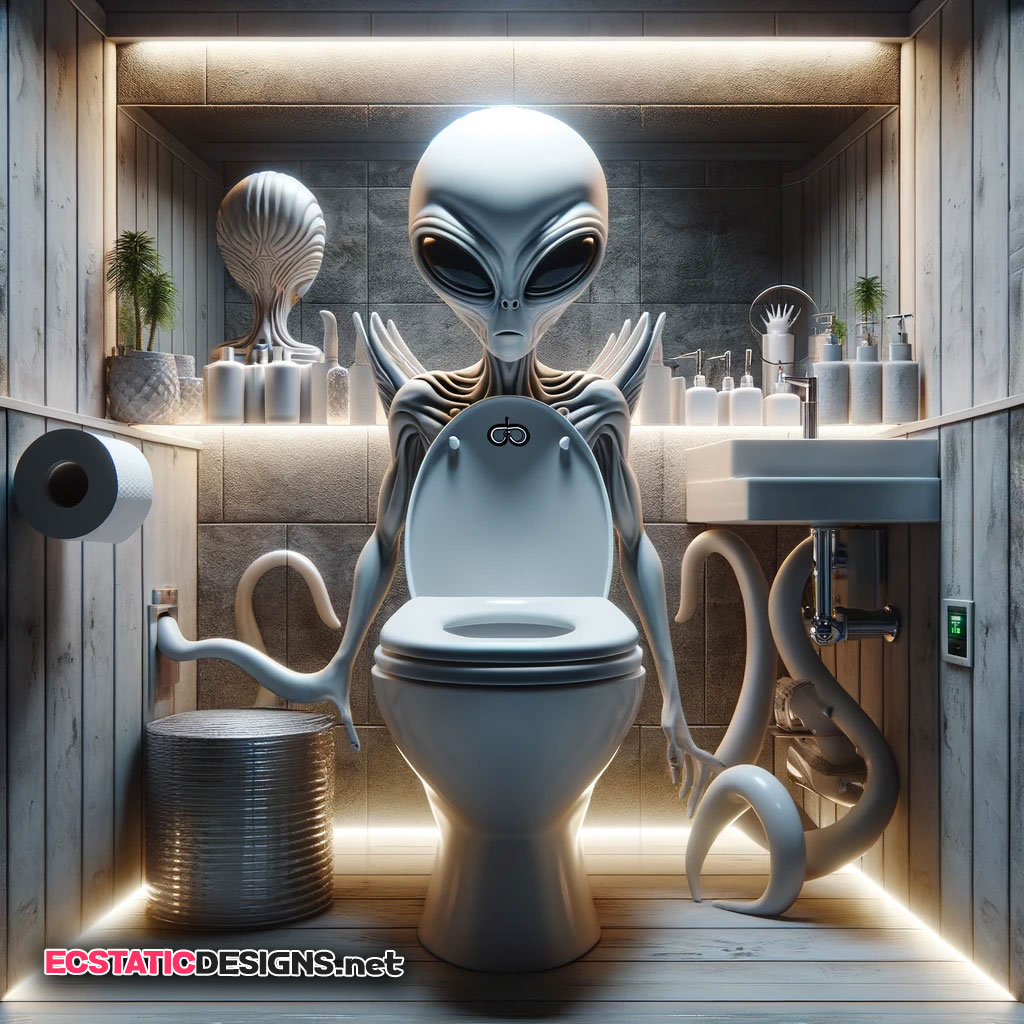 These Alien Inspired Toilets are Out of This World and Kind-of Freaky ...