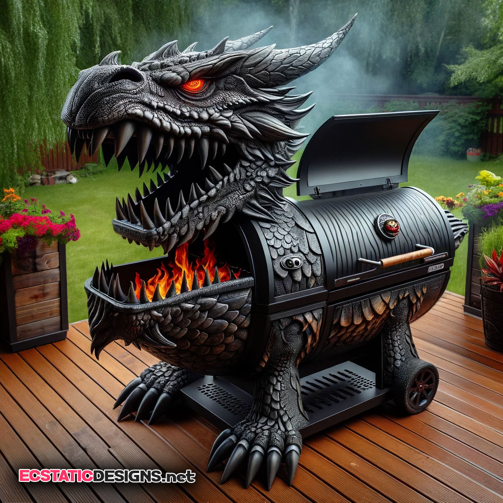 gun metal dragon grill