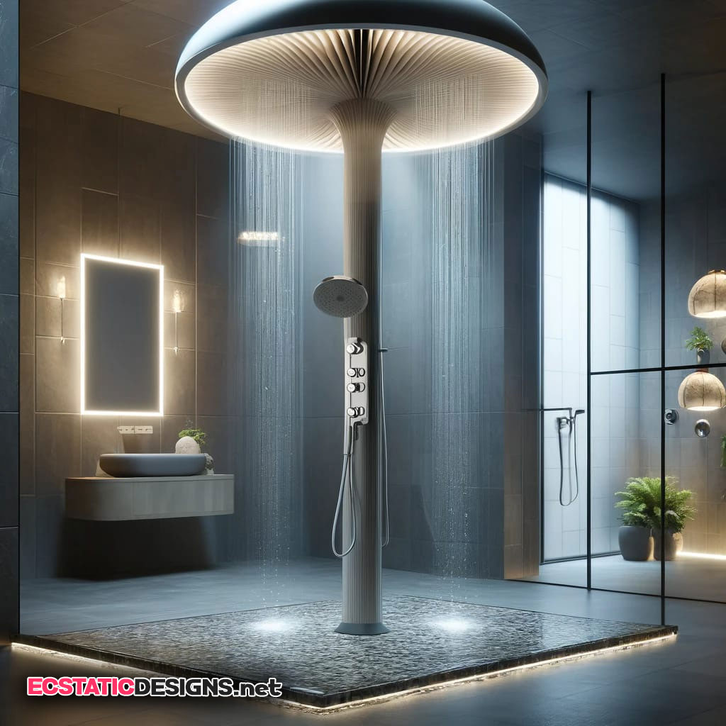 giant mushroom shower