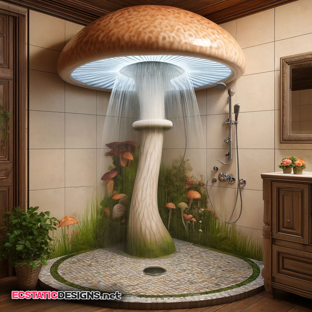 amazing mushroom shower