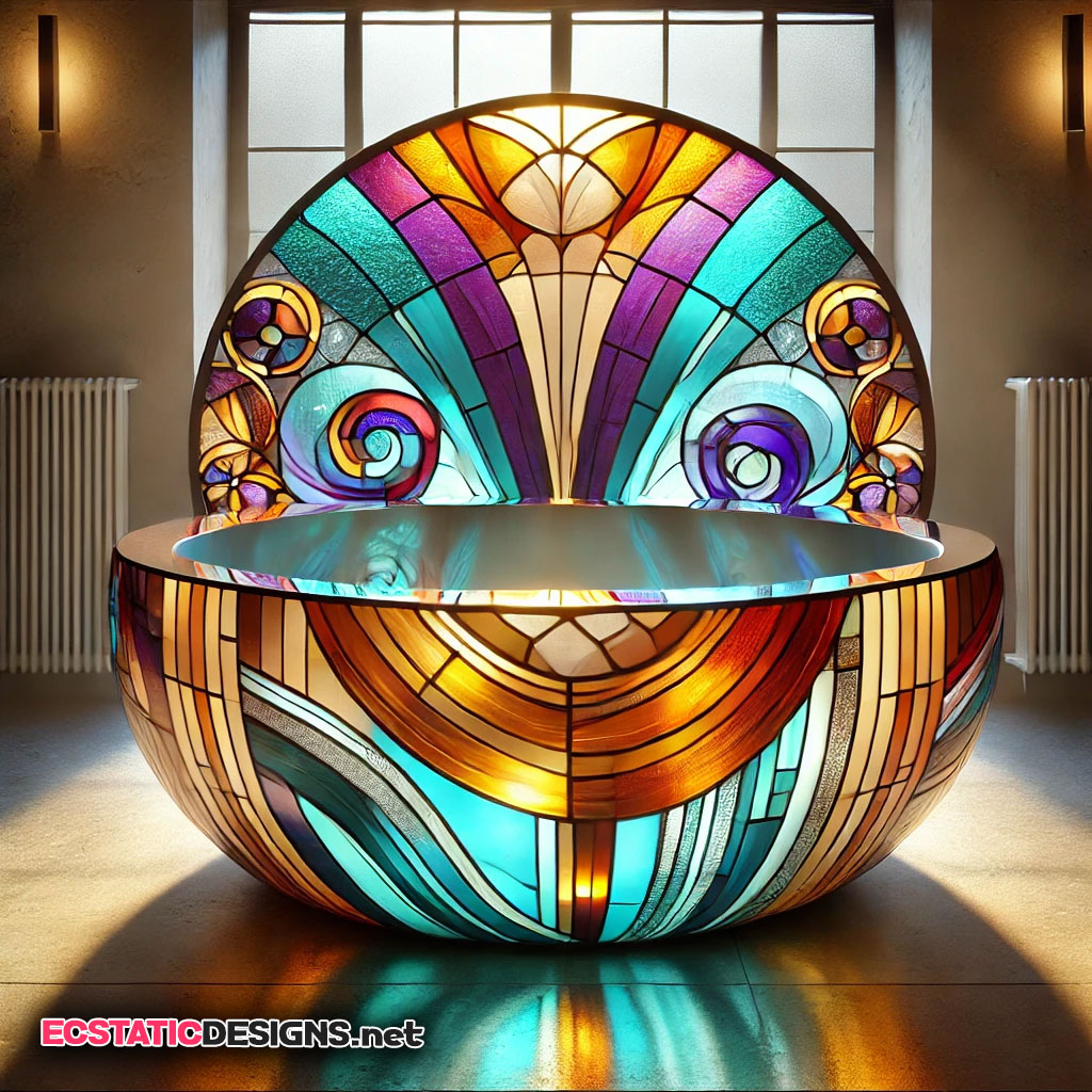 stained-glass-bath-tub